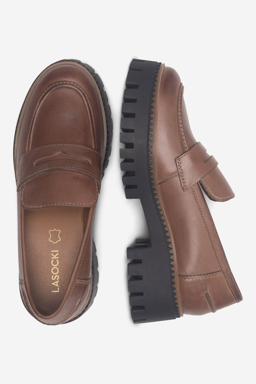 Lasocki - Mokasyny skórzane - 5904862949123