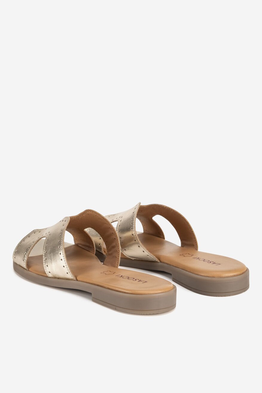 
                Papuče Lasocki ZLATNA - 5903698603841