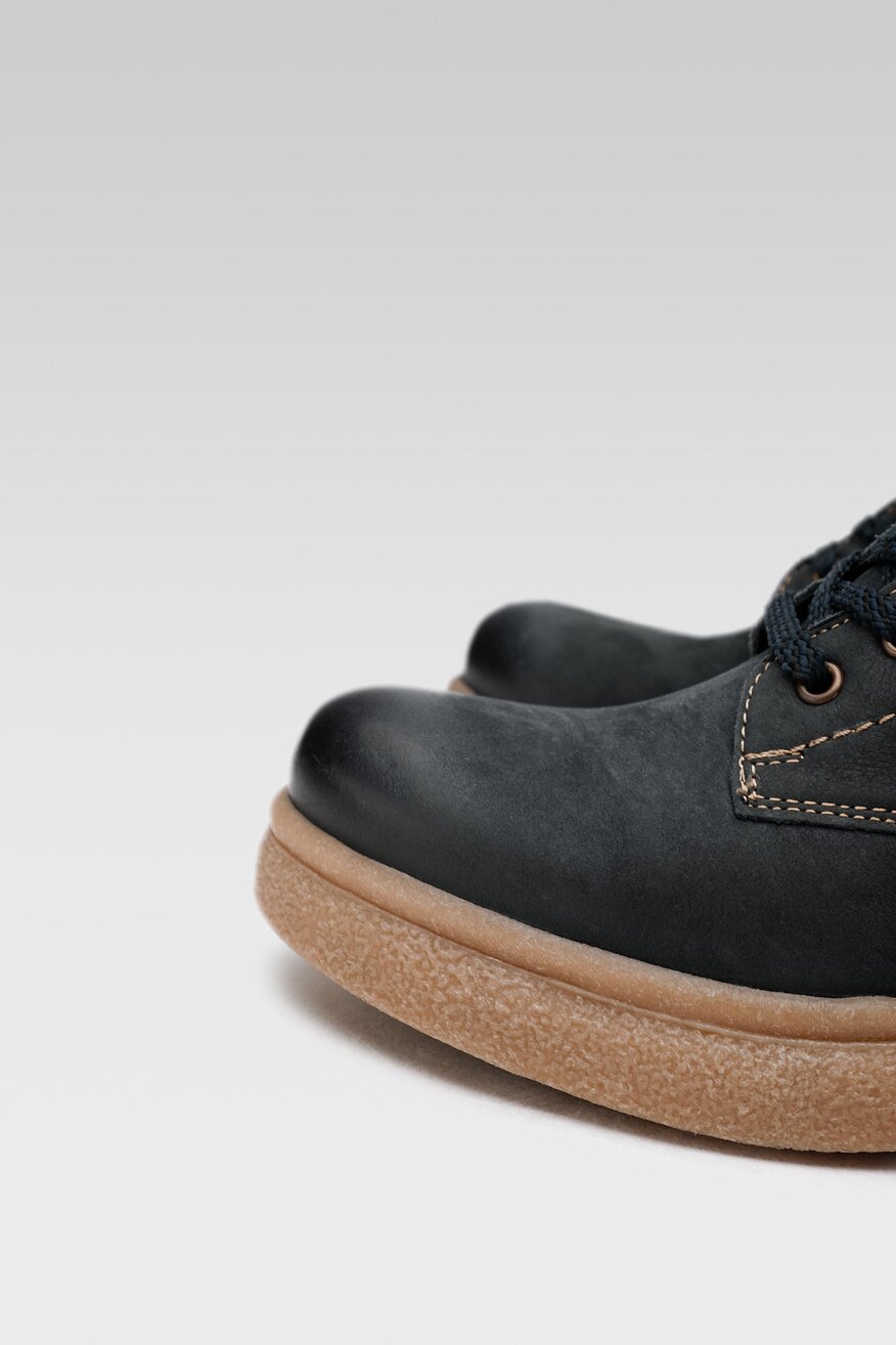 
                Lasocki - Skórzane trzewiki granatowe - 5904248885243