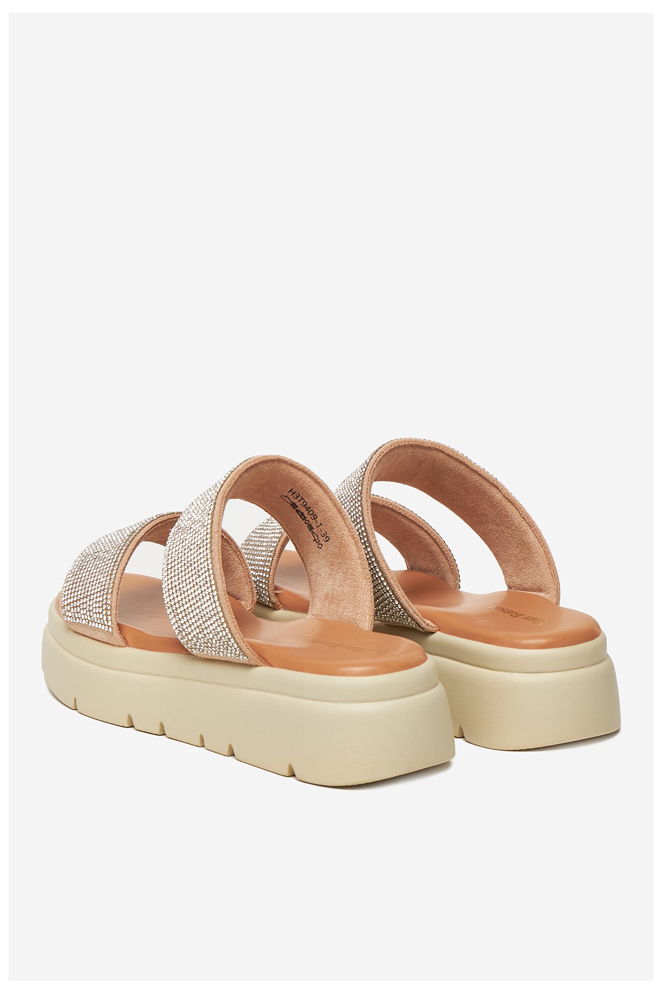 Шльопанець Clara Barson H3T9409-1 БЕЖЕВИЙ