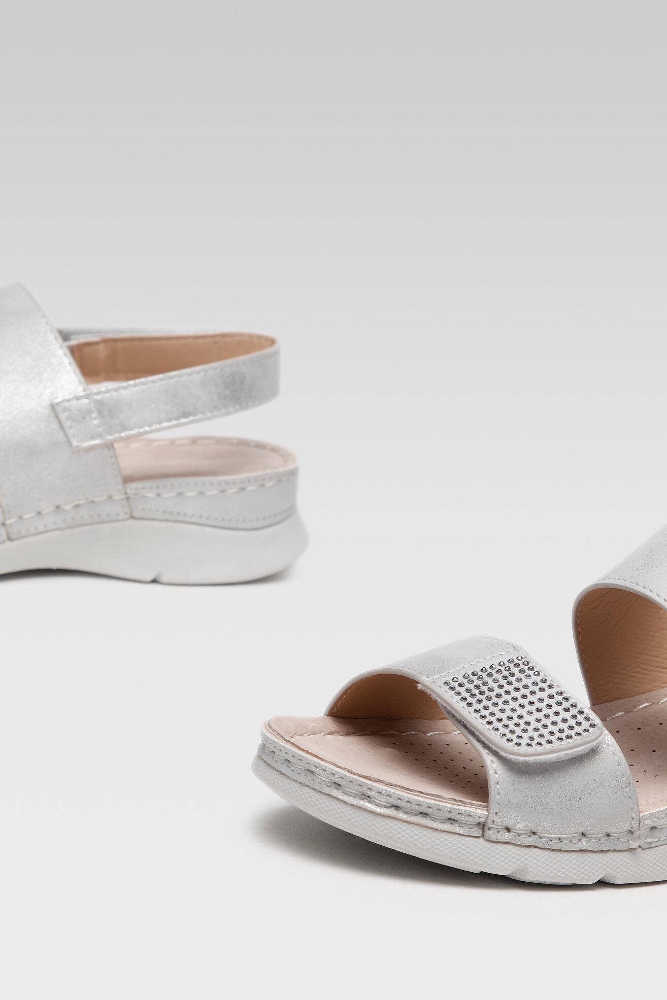 Sandały Clara Barson WS040801-01 Srebrny