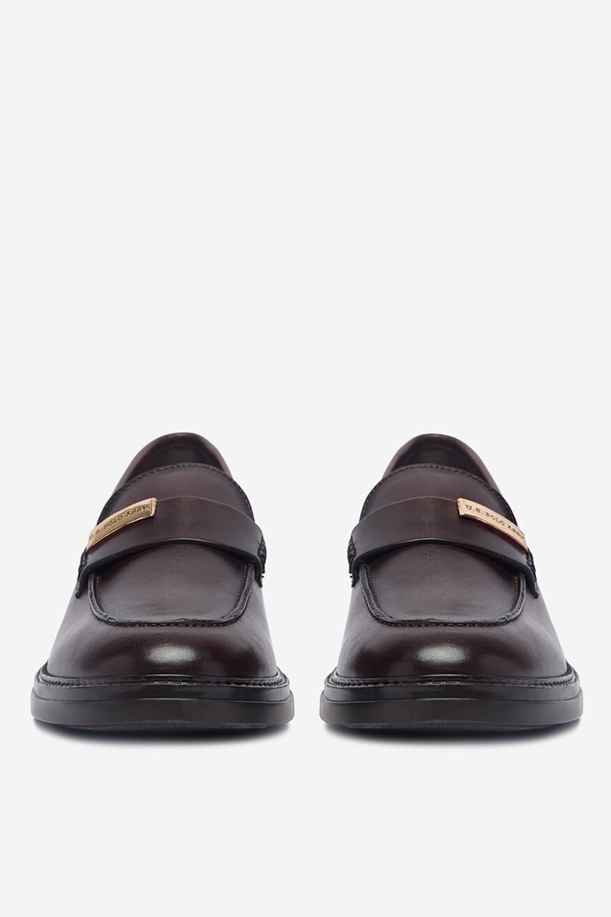 
                U.S. POLO ASSN. - Loafersy skórzane - 5907964012603