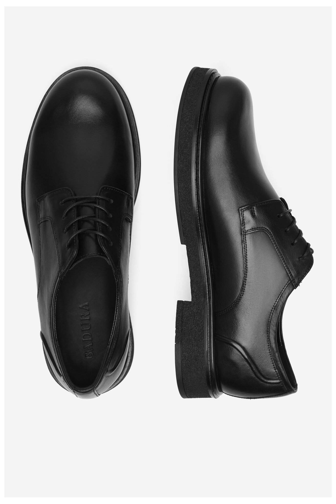 Półbuty Badura CALEB-01 MI08 Czarny