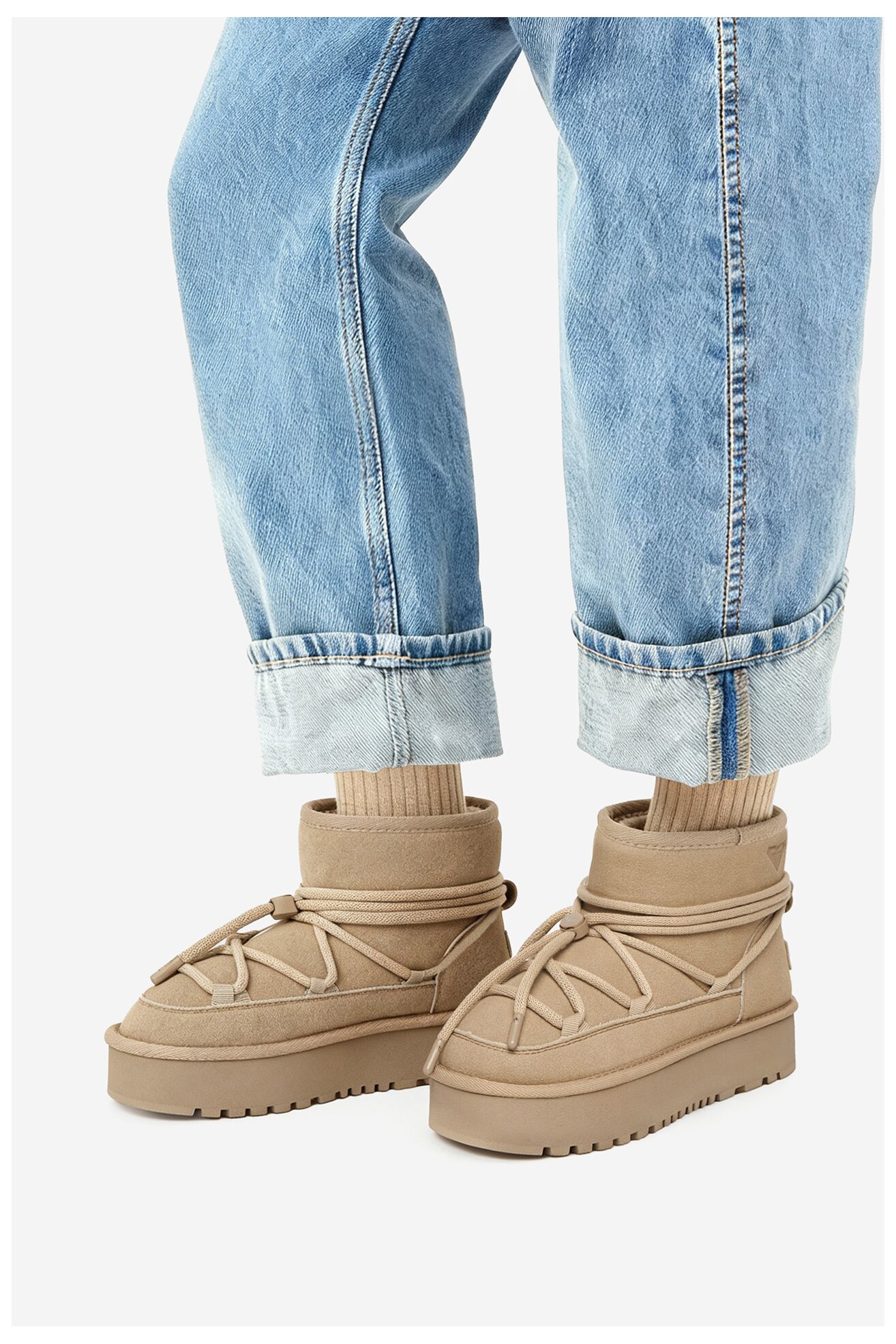 Bokacsizma ROXY CEO-HDR2503-3 BÉZS