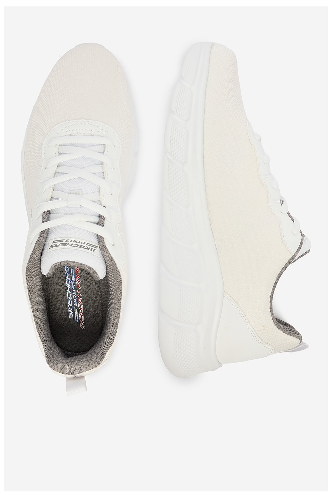 Obuwie sportowe Skechers C-BOBS SPORT B FLEX 118109 W Biały