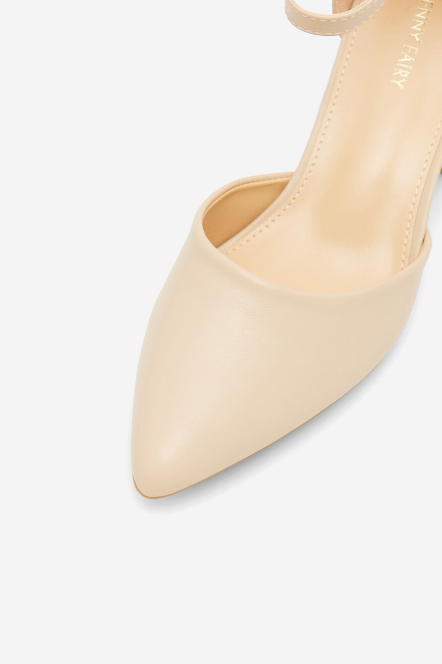 Pantofi cu toc Jenny BEJ - 5903698052427