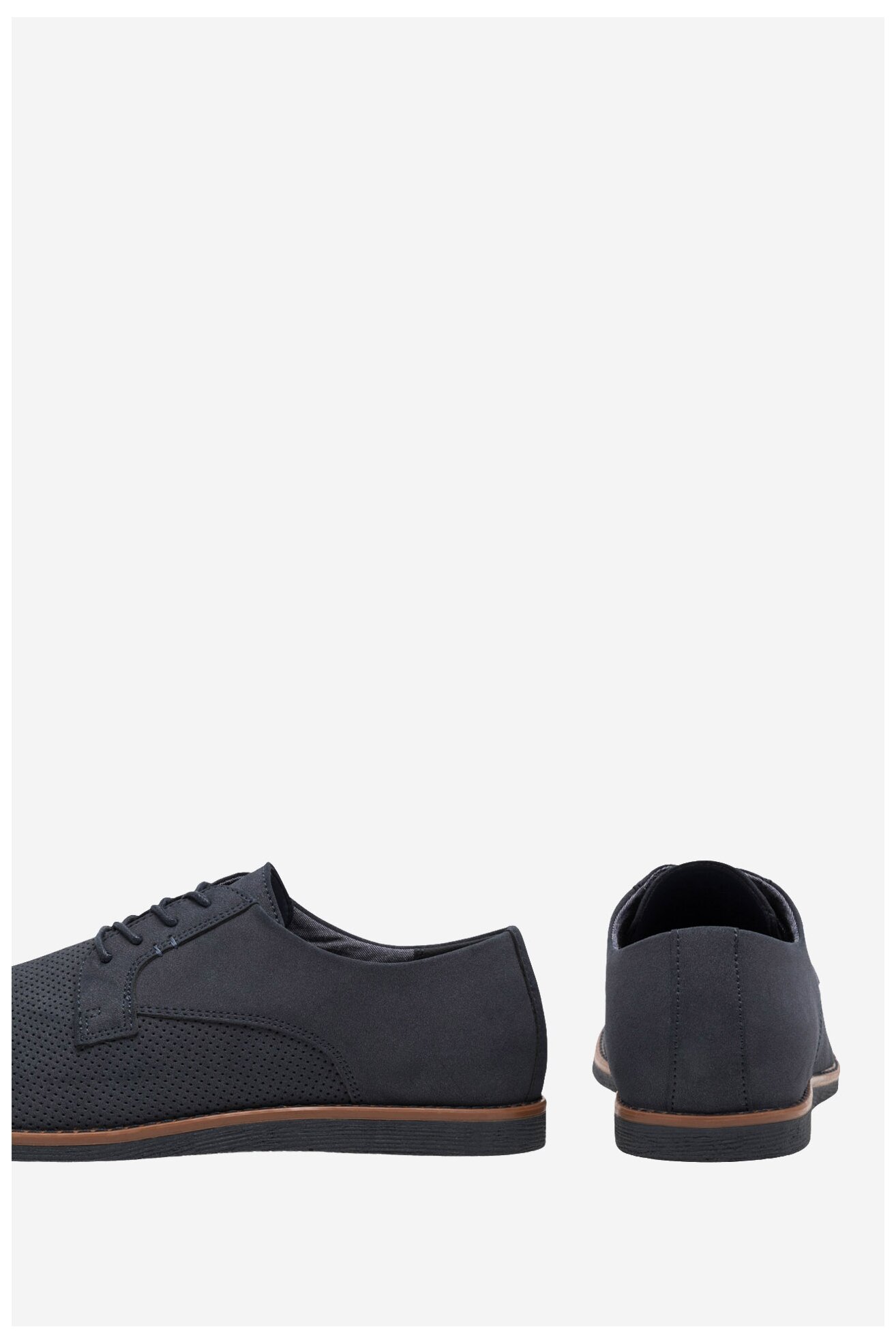 Półbuty Lanetti MYL8486-9 Granatowy