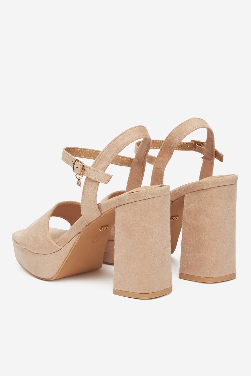 DeeZee - Sandały na słupku - 5906751084519