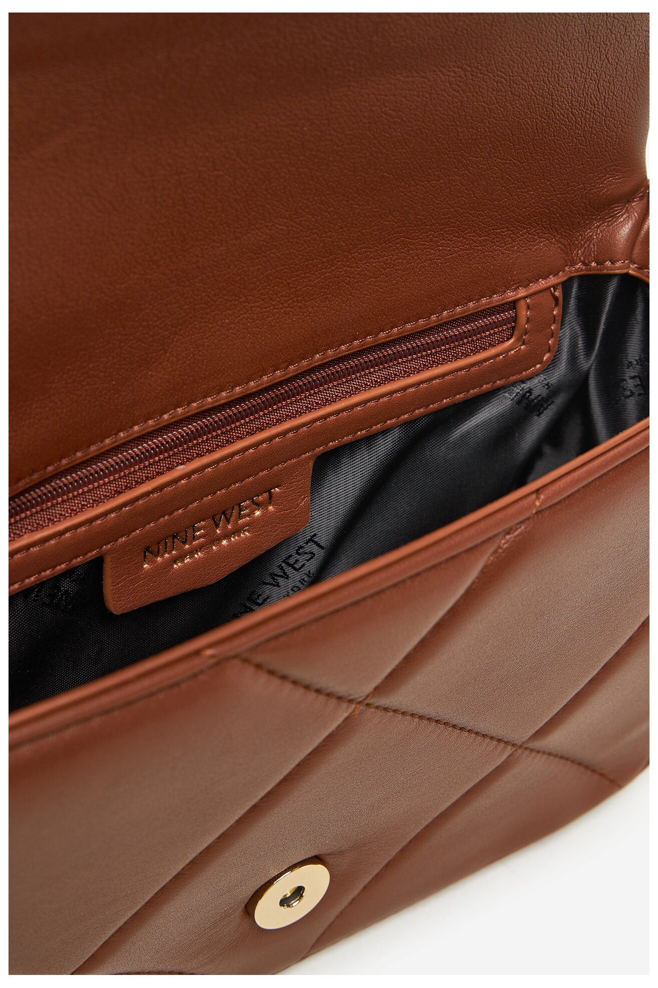 Kézitáska NINE WEST CEO-ANNA-LA482-3299 SÖTÉTBARNA