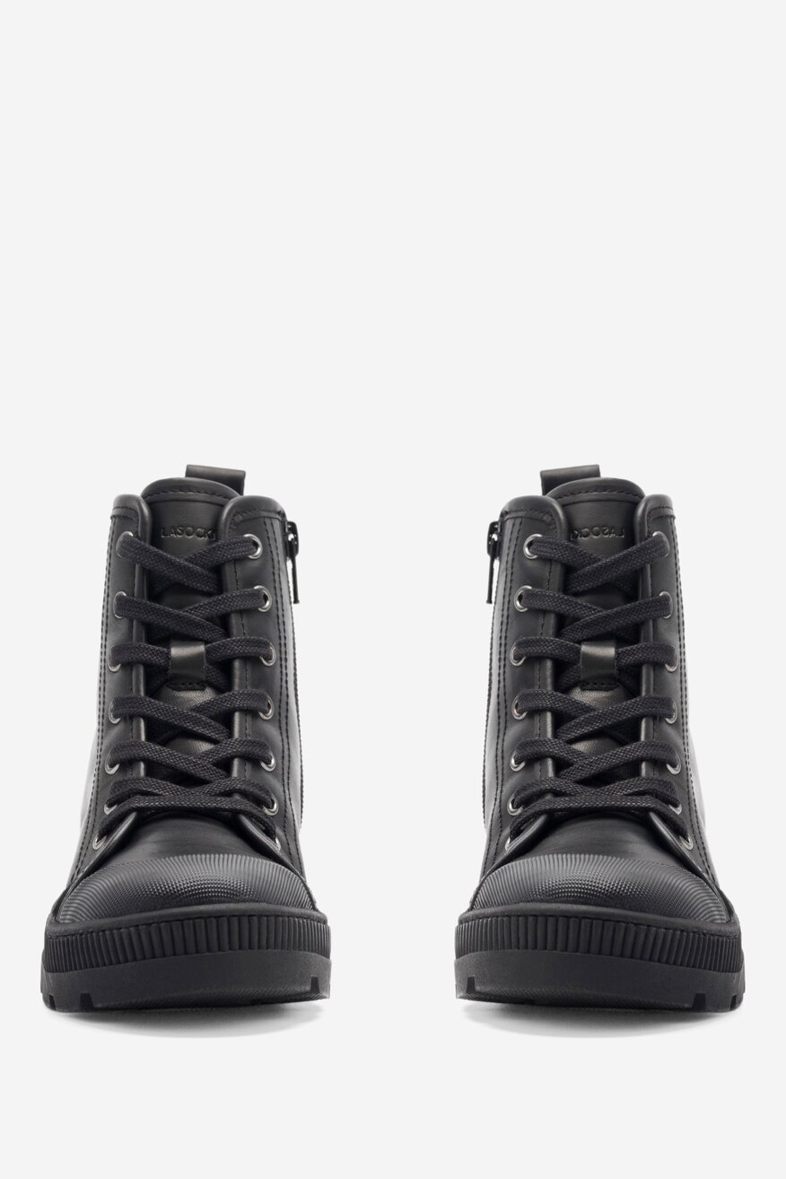 Lasocki Young - Trzewiki skórzane ocieplane - 5904862923598