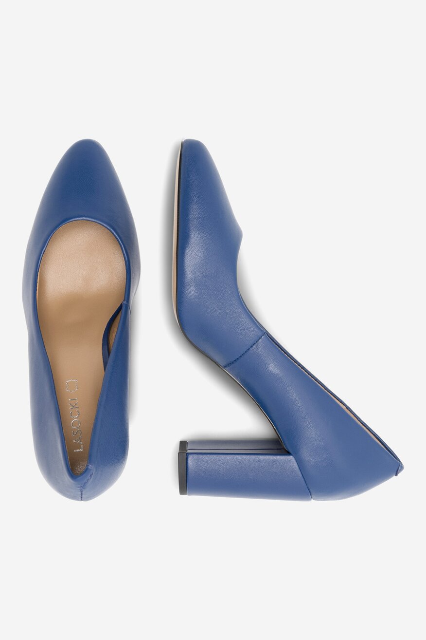 
                Lasocki - Skórzane czółenka - 5905588087380