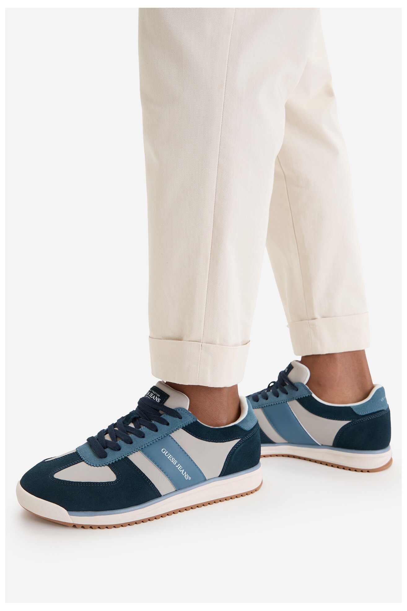 Sneakers GUESS JEANS EO-DELAND-01 WE Granatowy