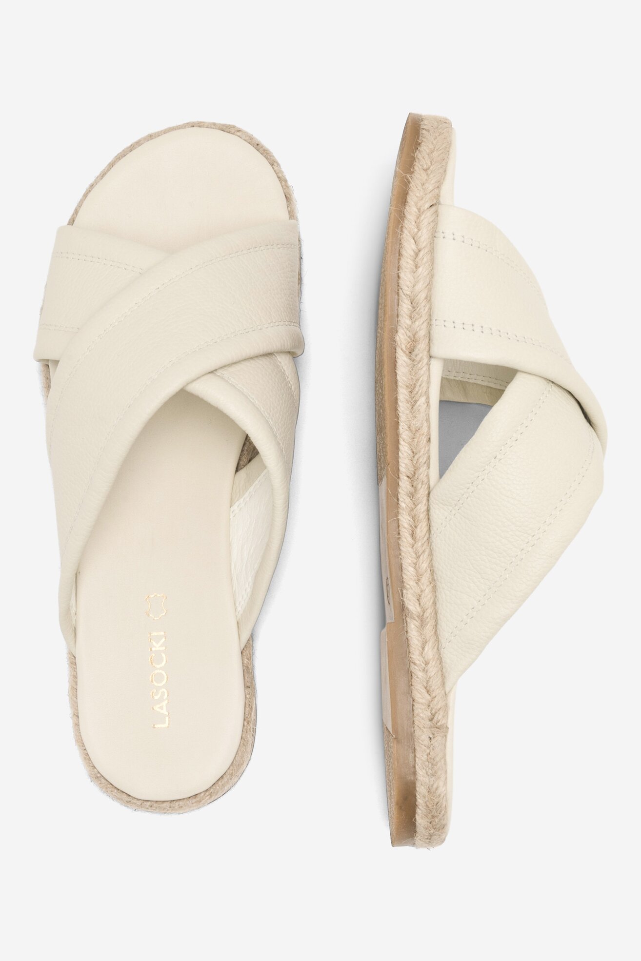 Klapki Lasocki CARPI EST-DOBRAWA-05 Biały