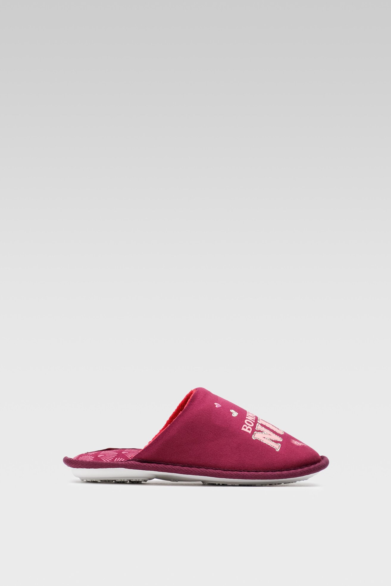 Kapcie Home&Relax 22SAG1016 Bordowy