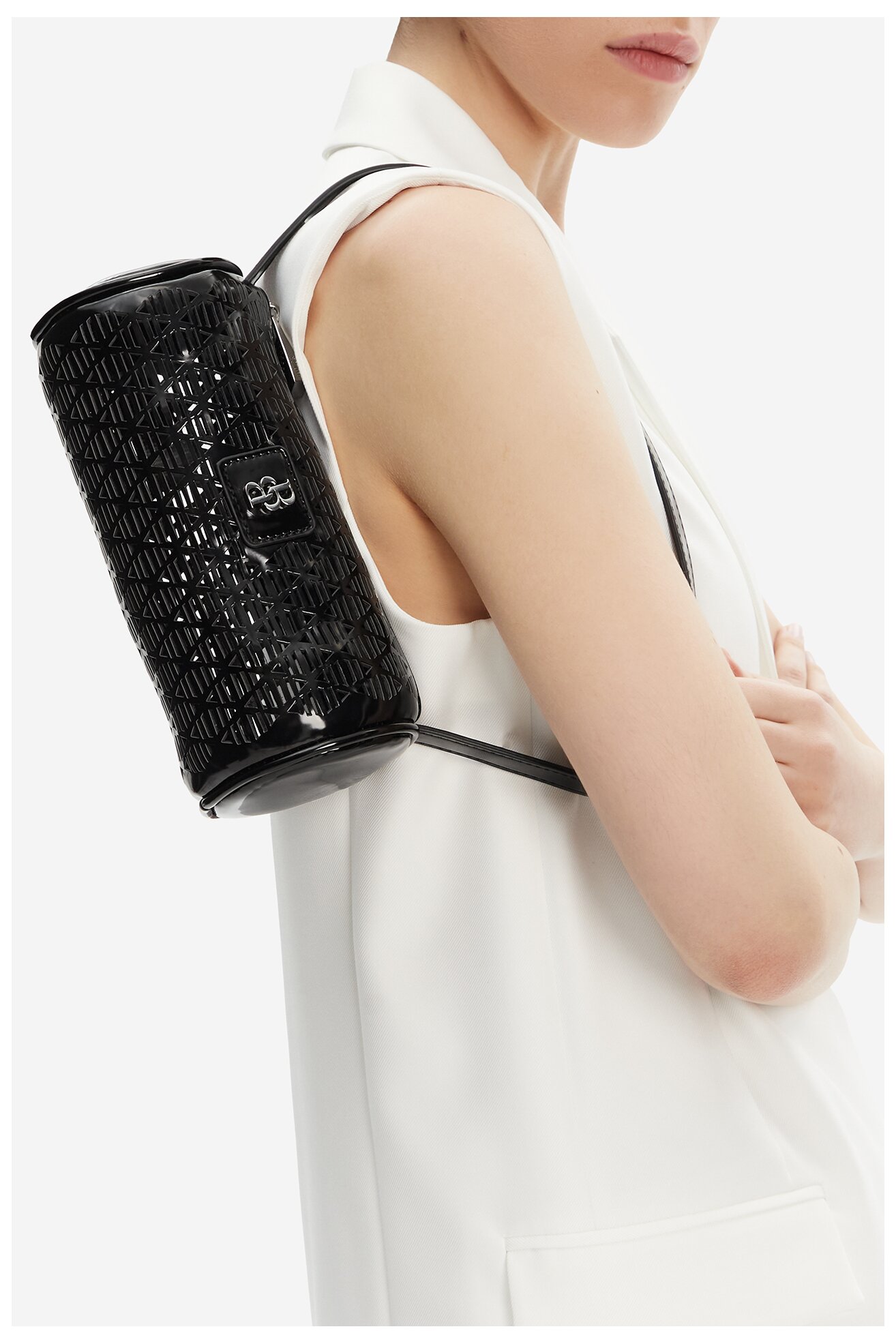 Kézitáska Badura WEN-05 FEKETE