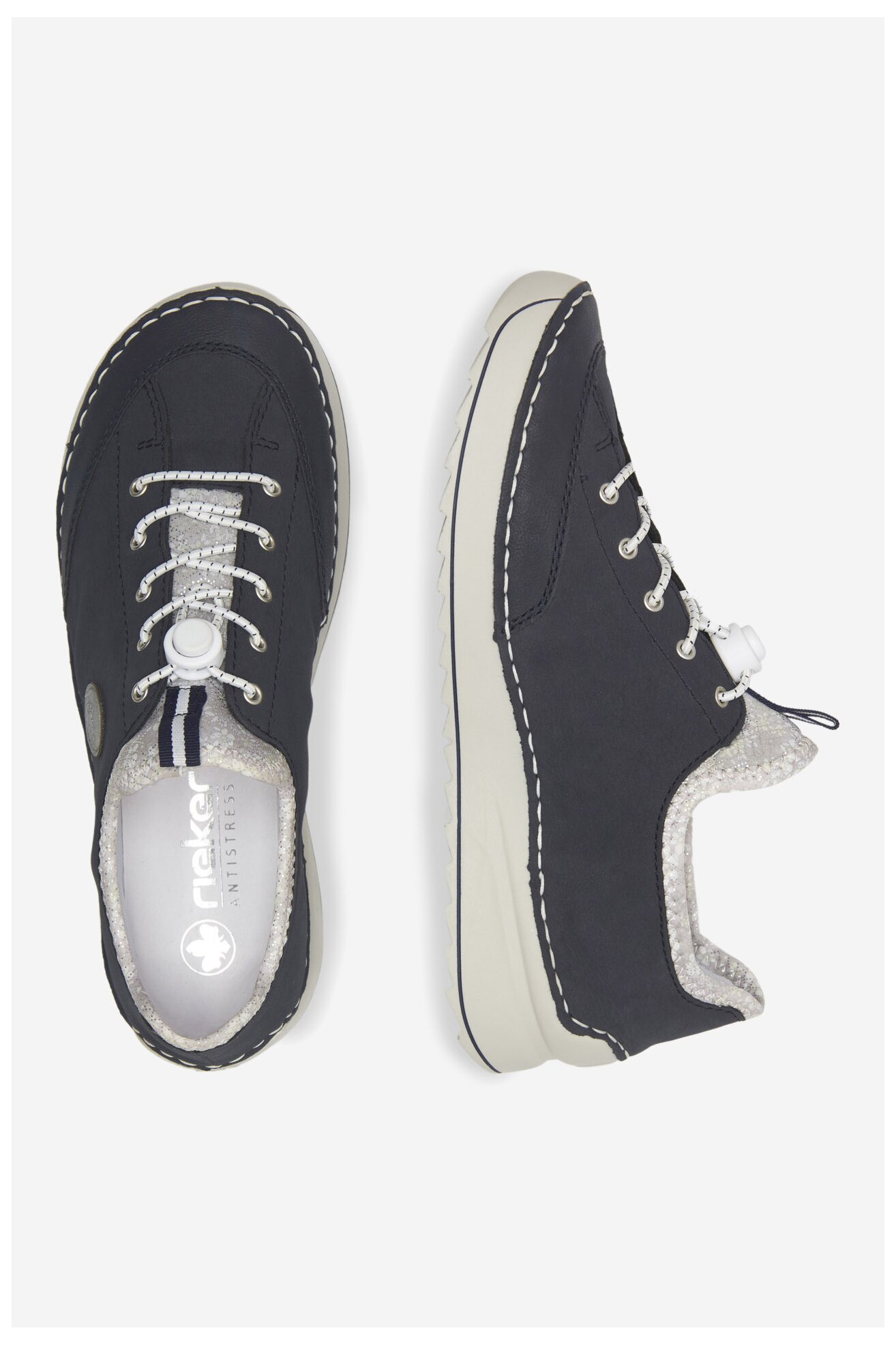 Félcipő Rieker CEO-51558-14 SÖTÉTKÉK