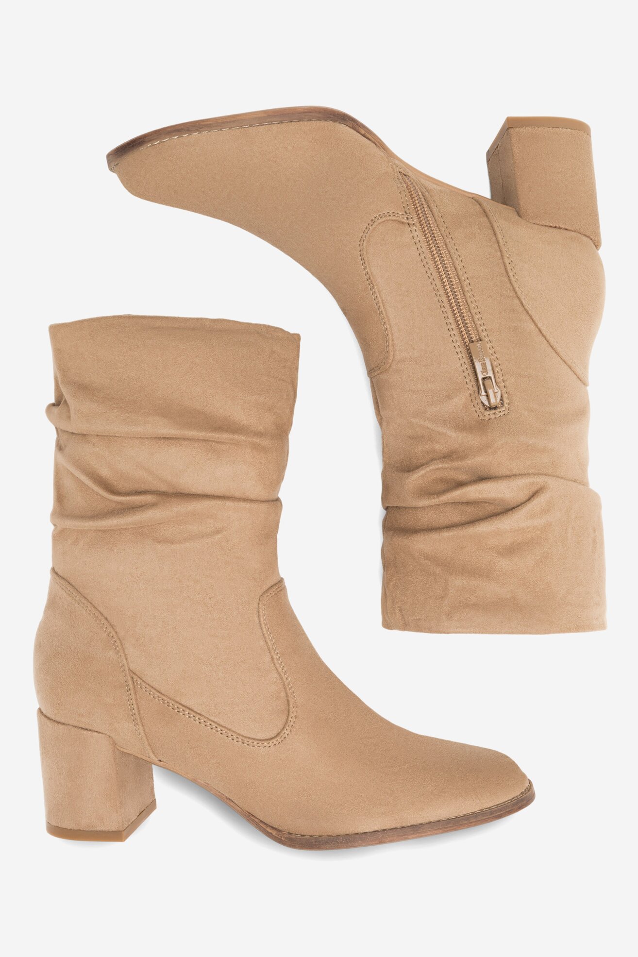 Botki Clara Barson FRAISE WYL3603-1 Beżowy ciemny