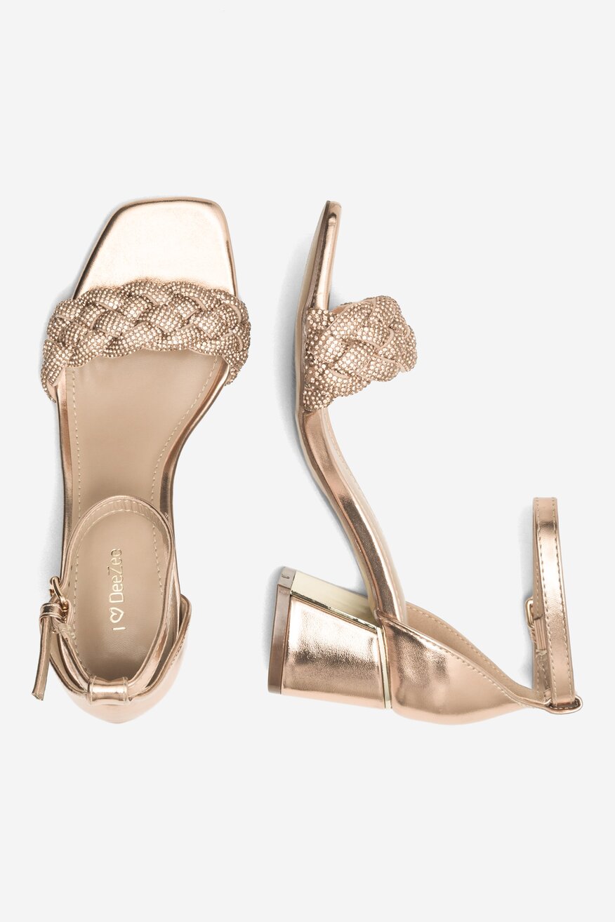DeeZee - Sandały złote - 5904862840710