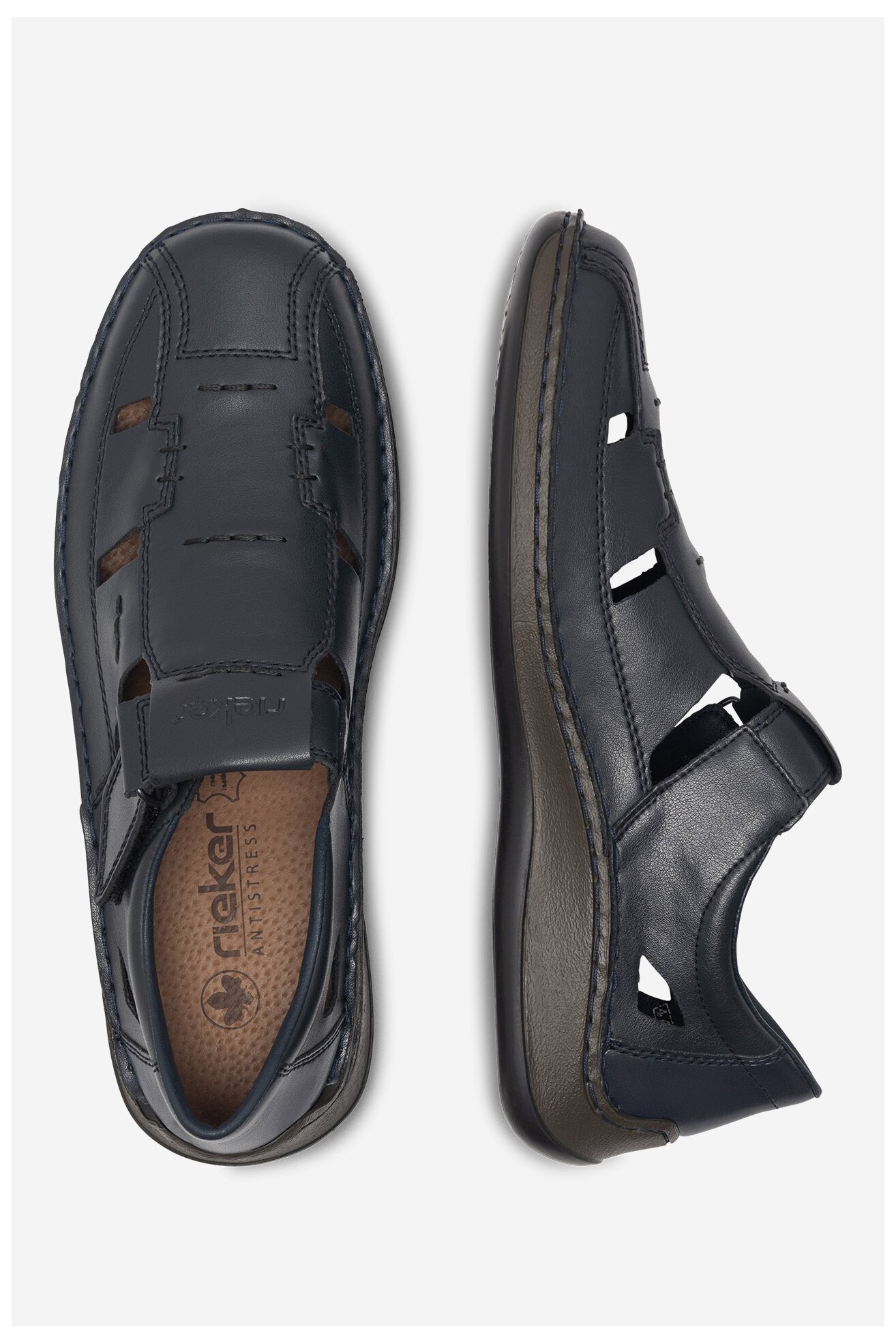 Sandały Rieker 05291-14 Niebieski