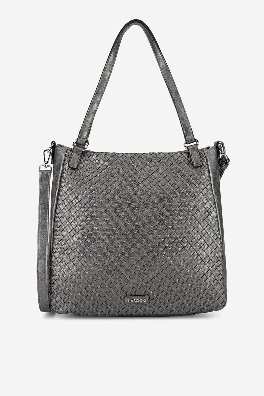 Дамска чанта Lasocki СРЕБРИСТ - 5906751396803