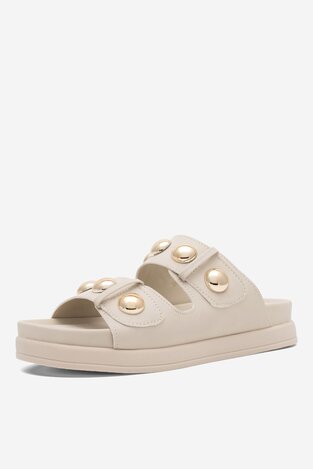 Papuče DeeZee SANTA CALIFORNIA WS6099-01 BEŽ