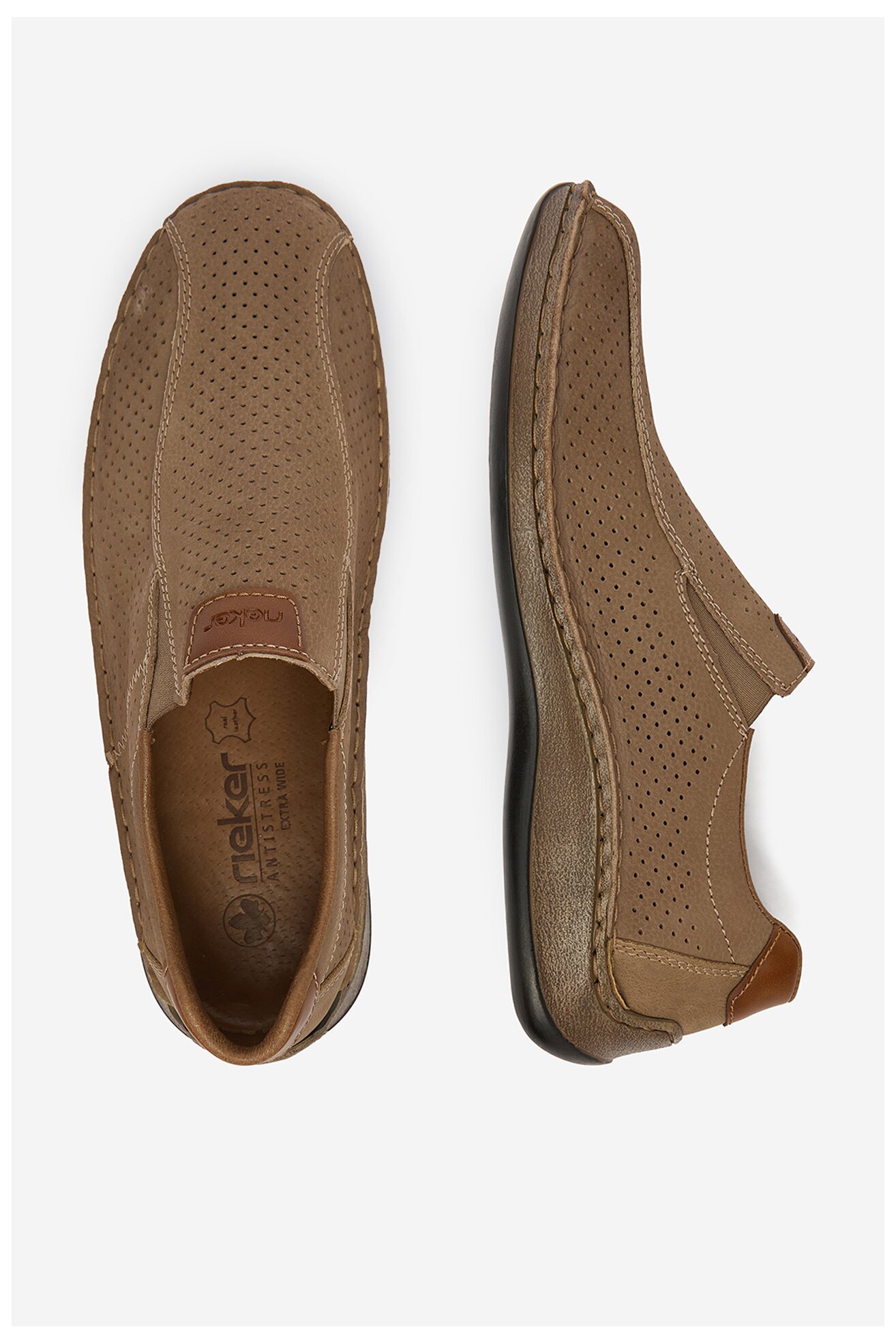 Półbuty Rieker CEO-05272-64 Beżowy ciemny