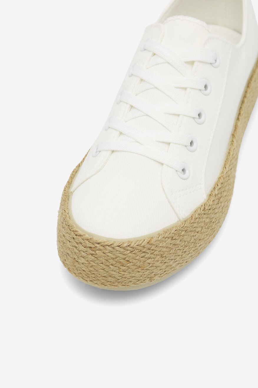 
                Espadrile DeeZee ALB - 5903419905049