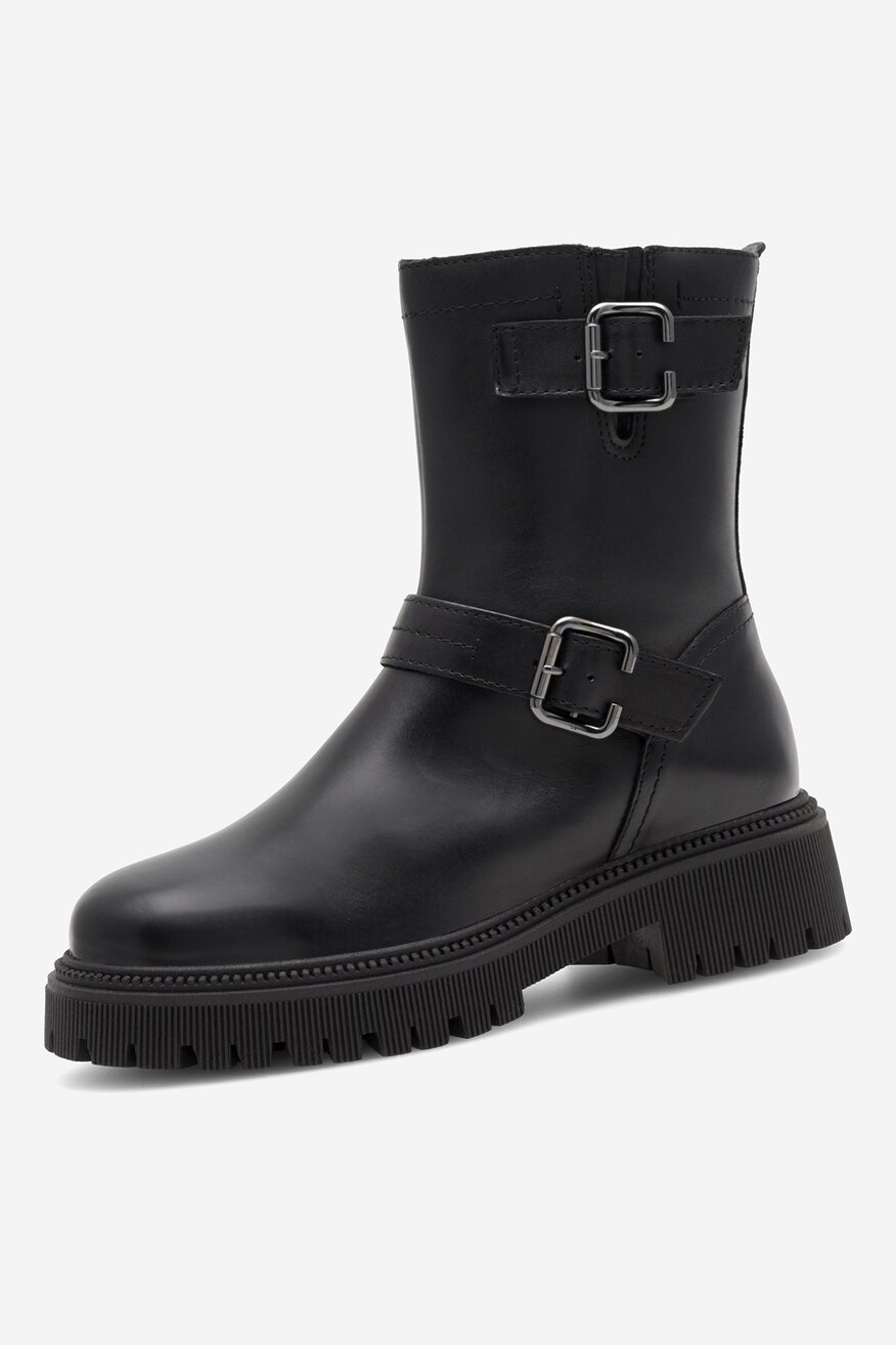 Lasocki - Skórzane botki - 5905588161127