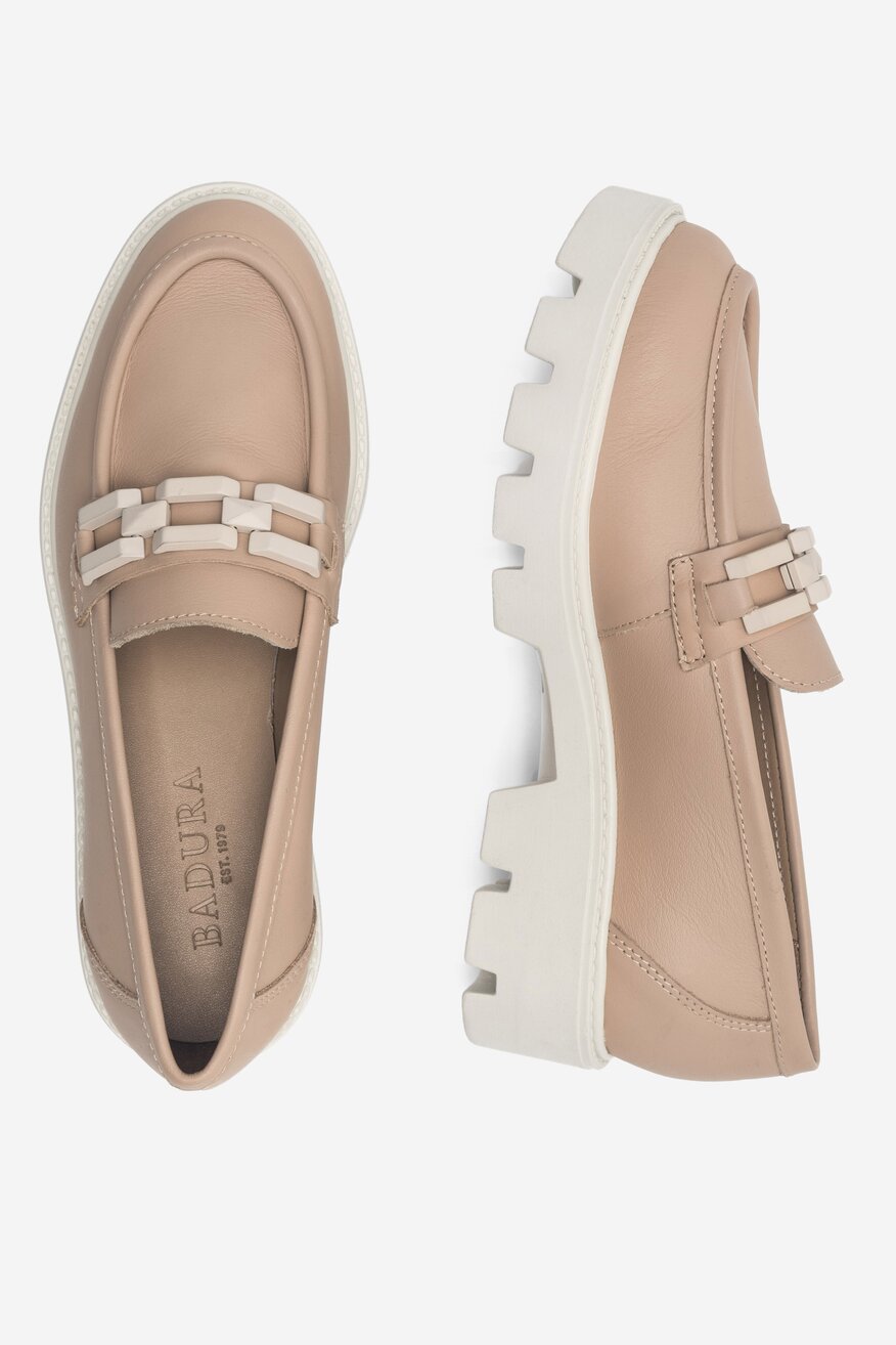 Мокасини Badura БЕЖОВ - 5904862821917