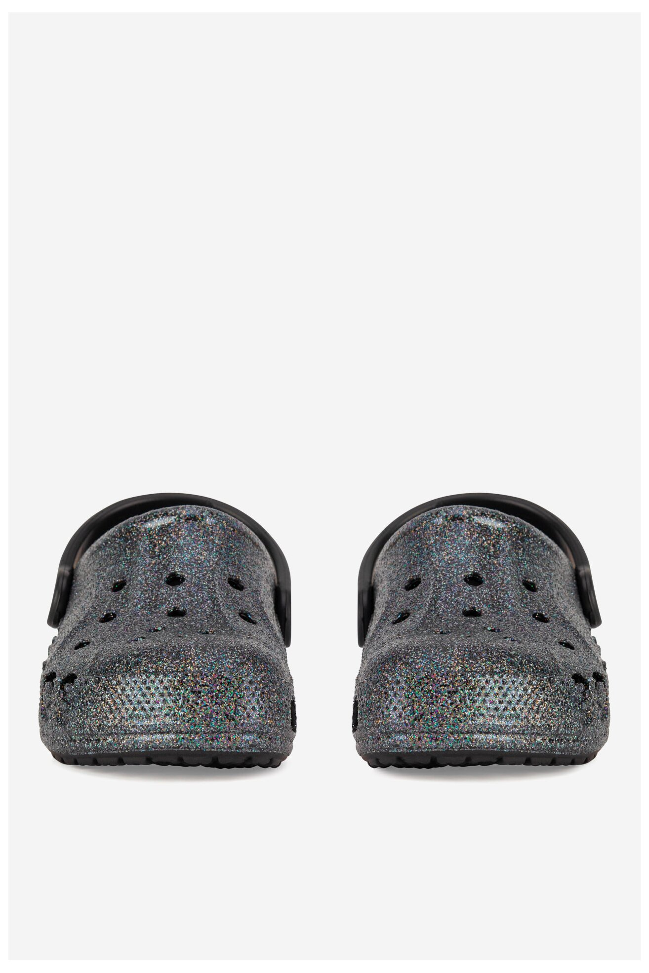 Klapki basenowe Crocs BAYA GLITTER CLOG 207015-0C4 Czarny