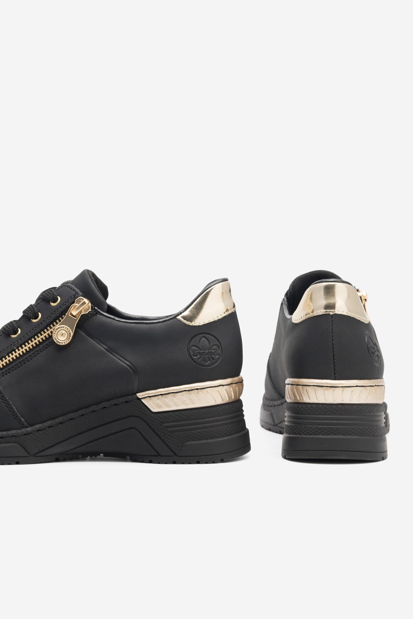 Sneakerși Rieker N4305-00 NEGRU