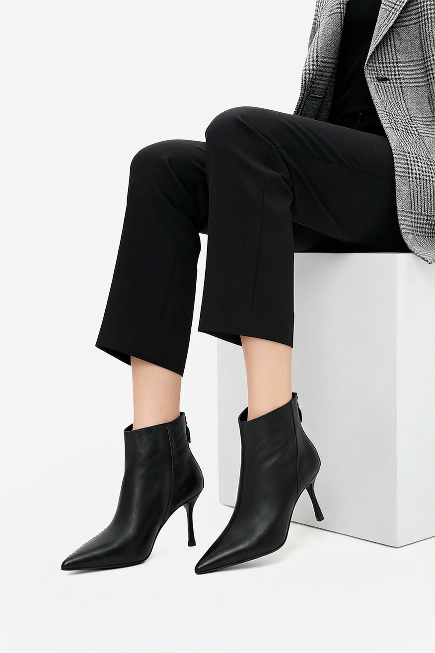 
                EVA MINGE - Botki skórzane - 5906751402566