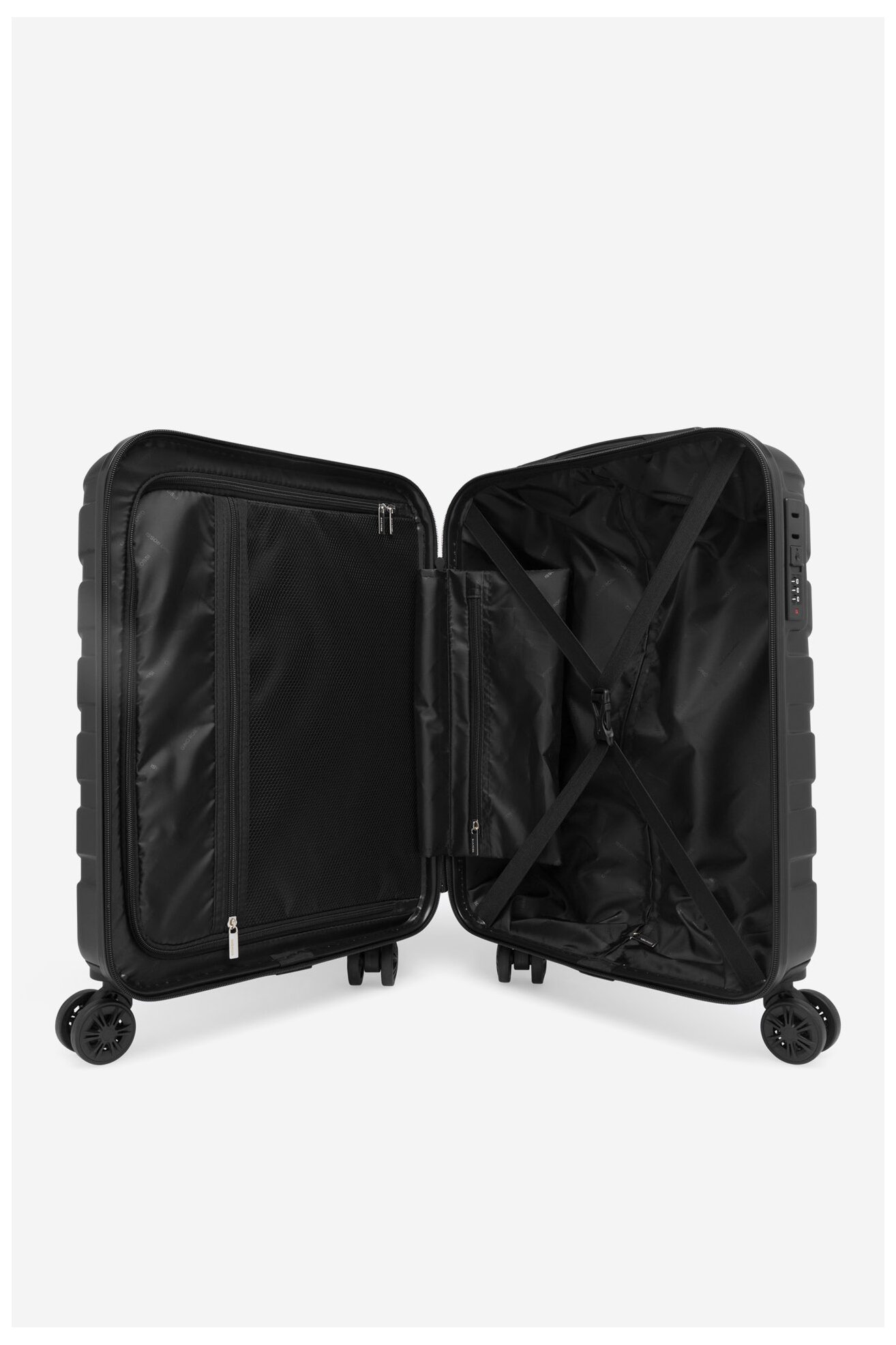 Walizka Gino Rossi CEO-GIN-S-001-05-BLACK2 Czarny