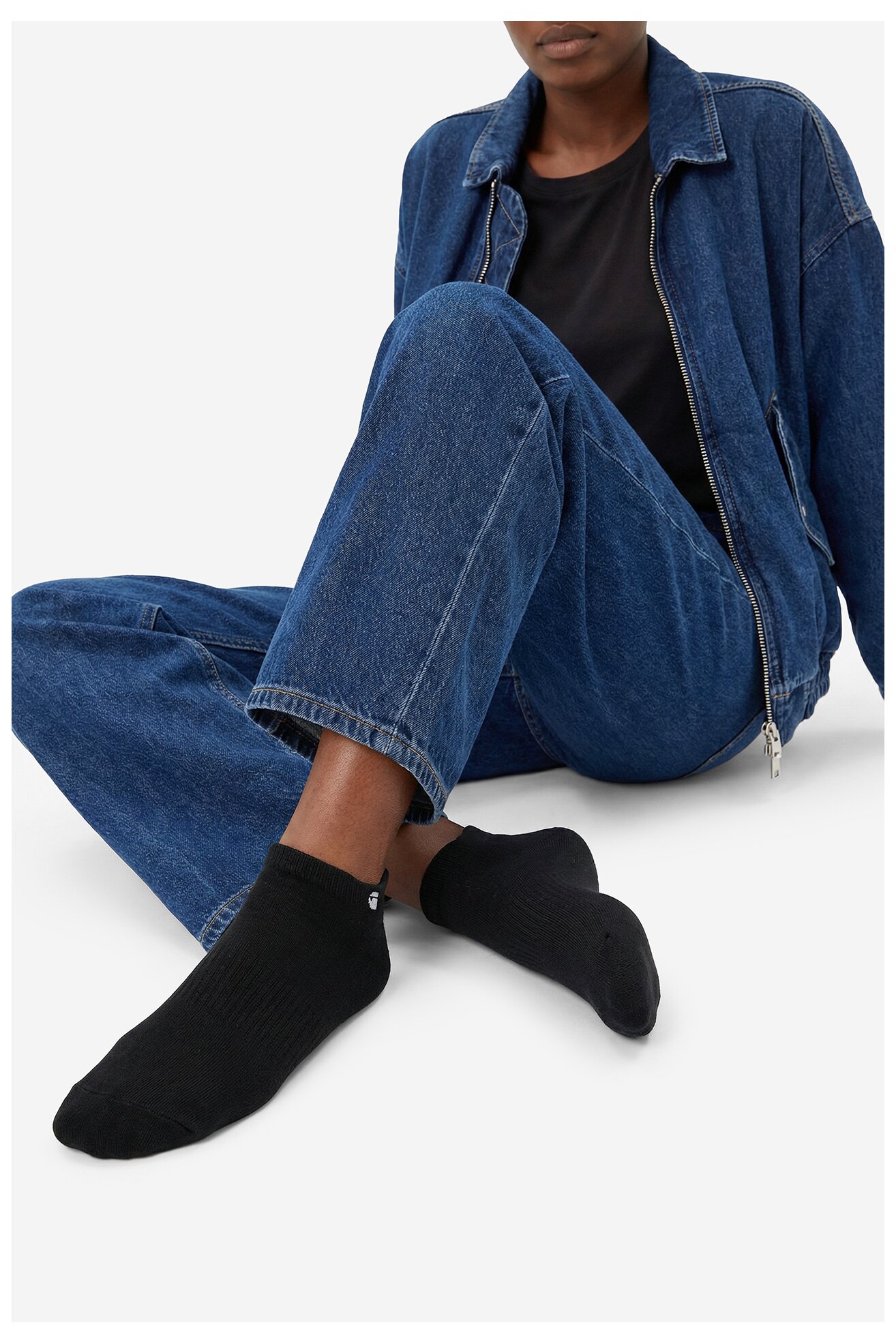 Шкарпетка G-STAR RAW AS_G-STAR_S_028_SS25 (3-PACK) ЧОРНИЙ