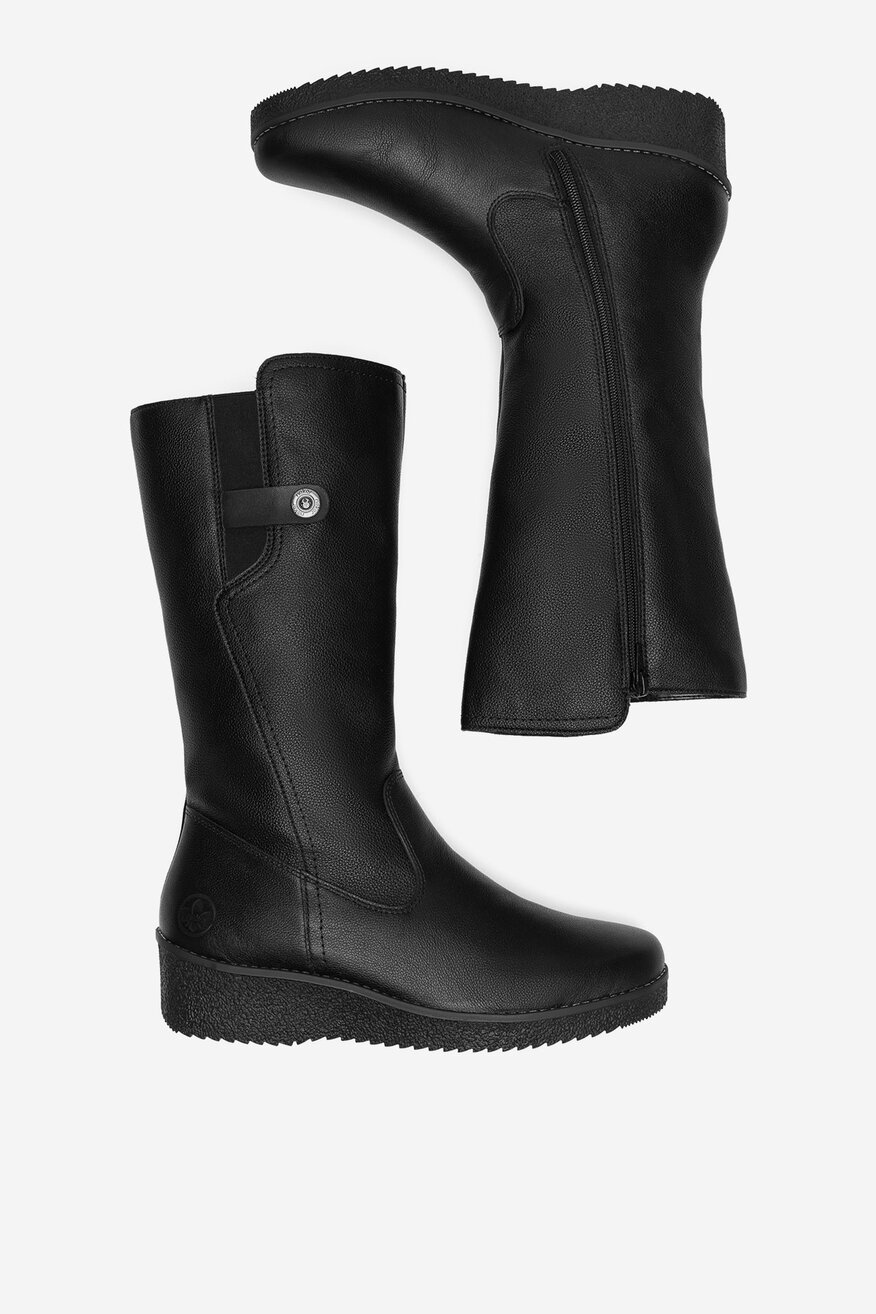 
                Rieker - Kozaki skórzane ocieplane - 2230068928055