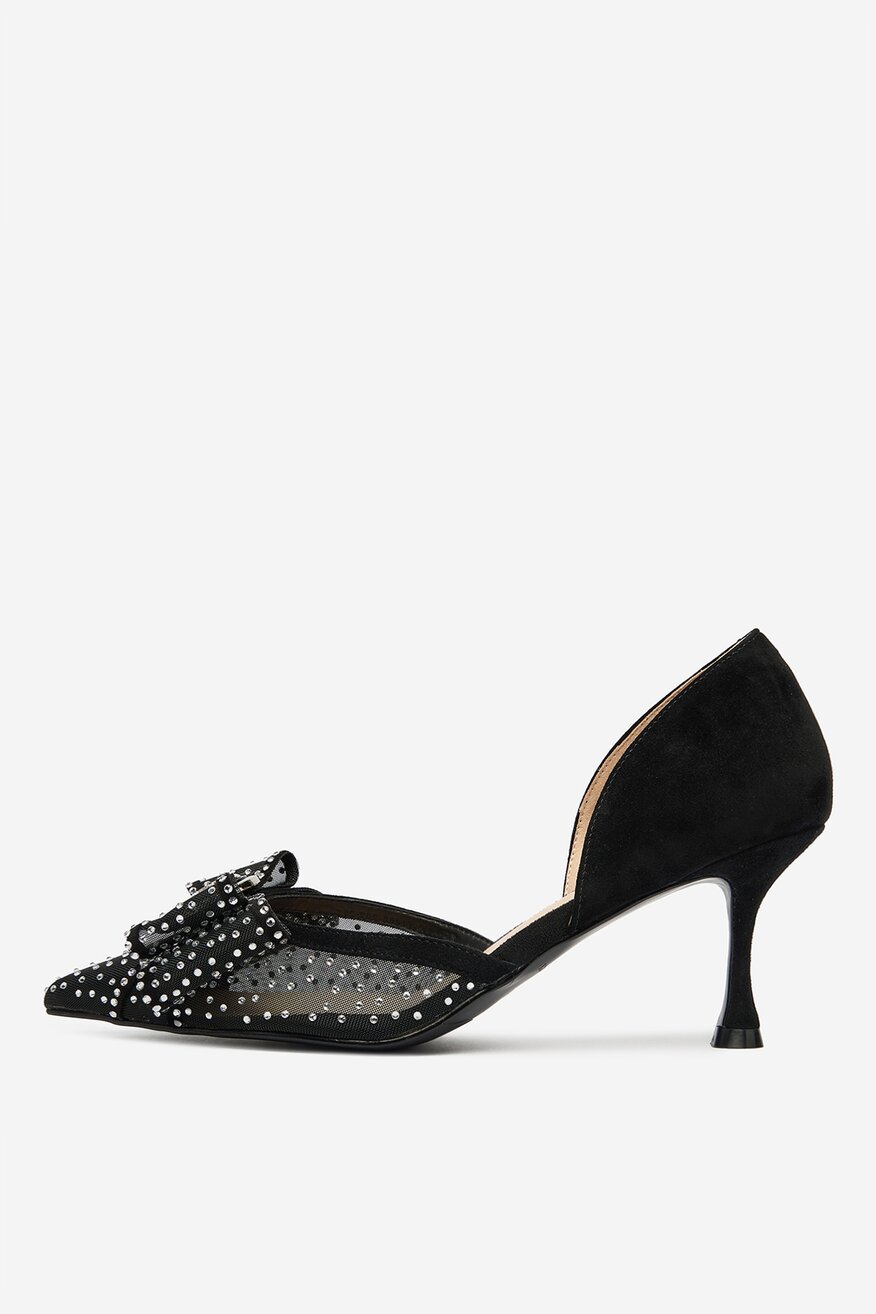 
                        Czółenka EVA MINGE EO-AVA-78096-202 Czarny - 5906751284094