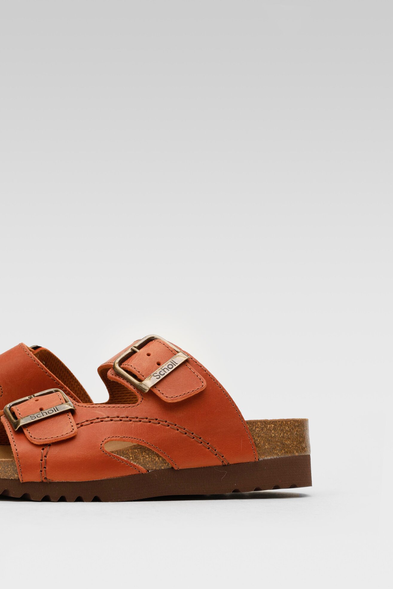 Klapki Scholl MF23008 MOLDAVA WEDGE AD MED 1053 Czerwony