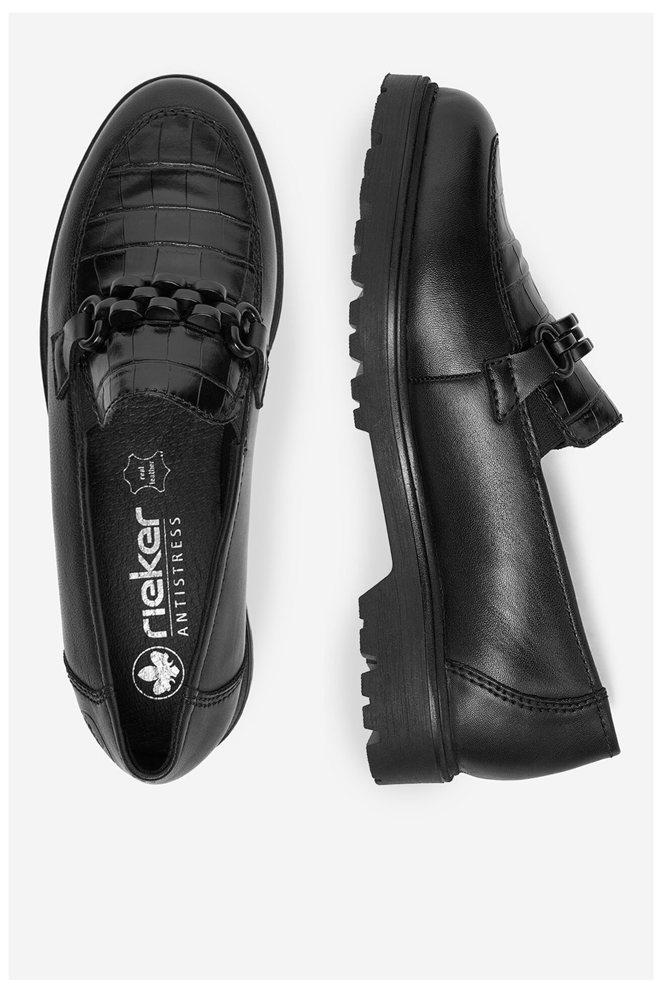 Мокасини Rieker 45561-01 ЧЕРЕН