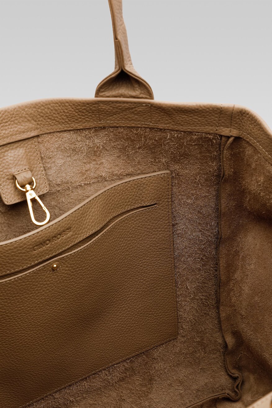 
                Gino Rossi - Torba skórzana brązowa - 5904862134758