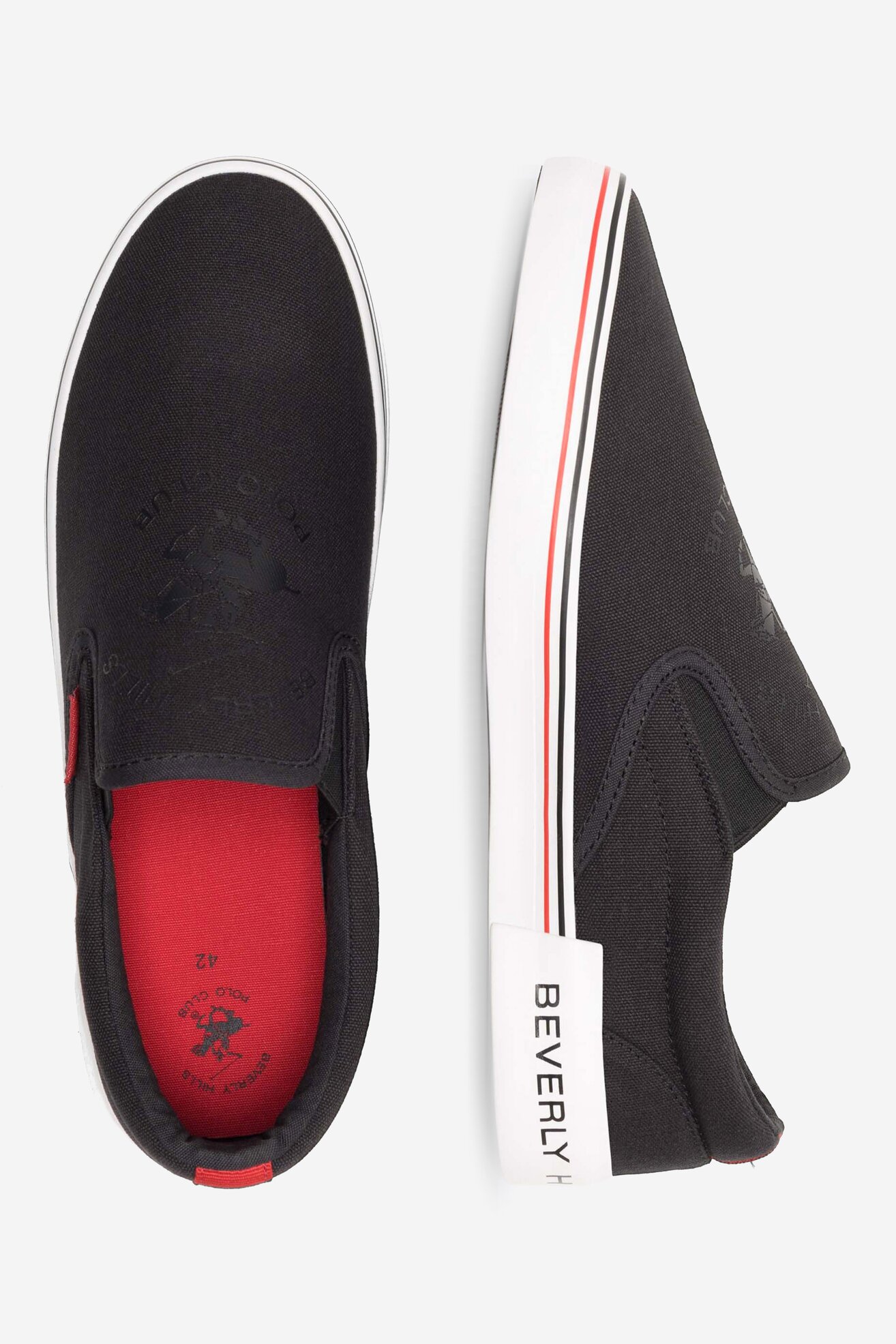 Vászoncipő Beverly Hills Polo Club BHPC025M FEKETE