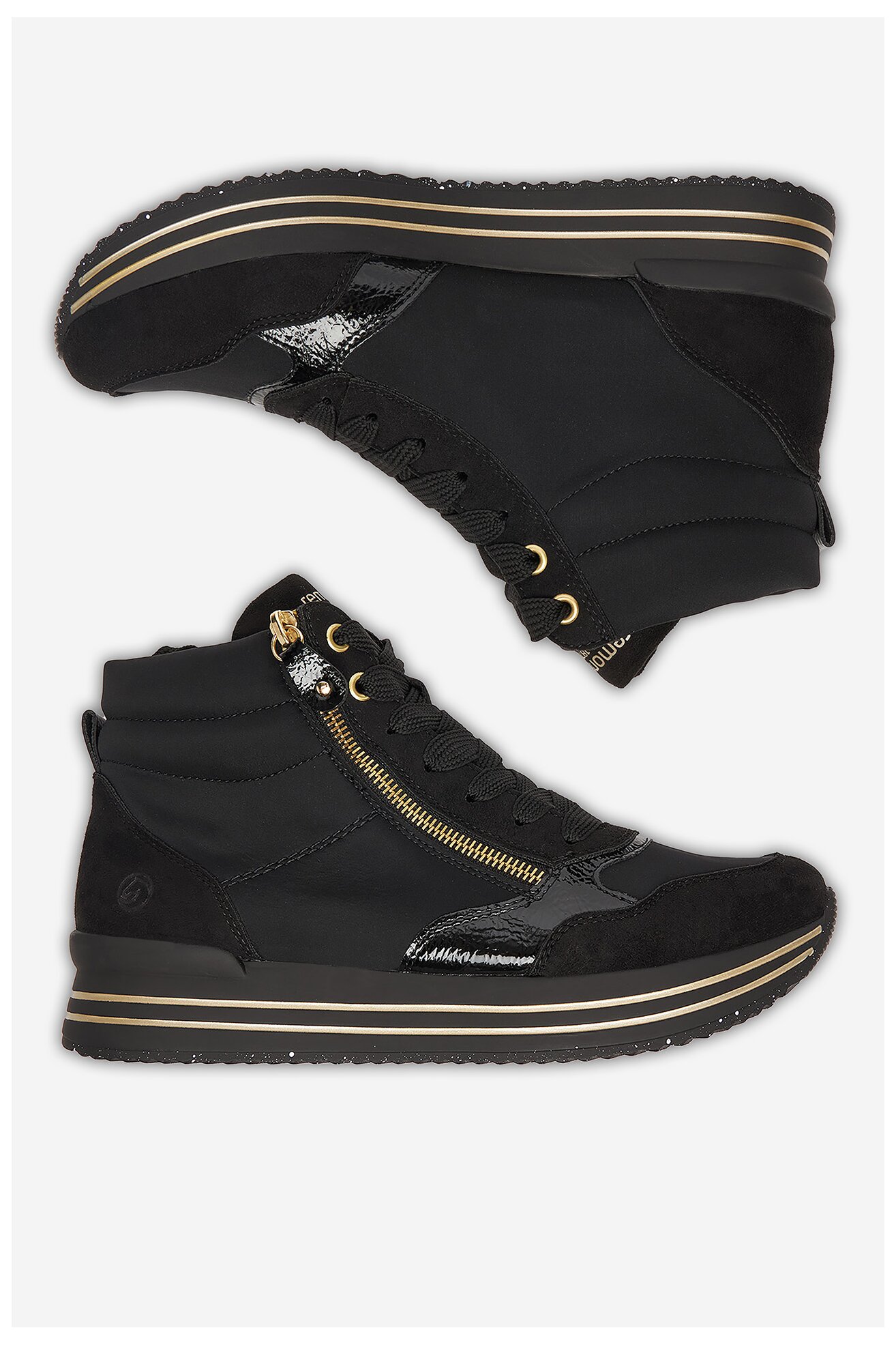 Trzewiki Remonte D1370-01 Czarny