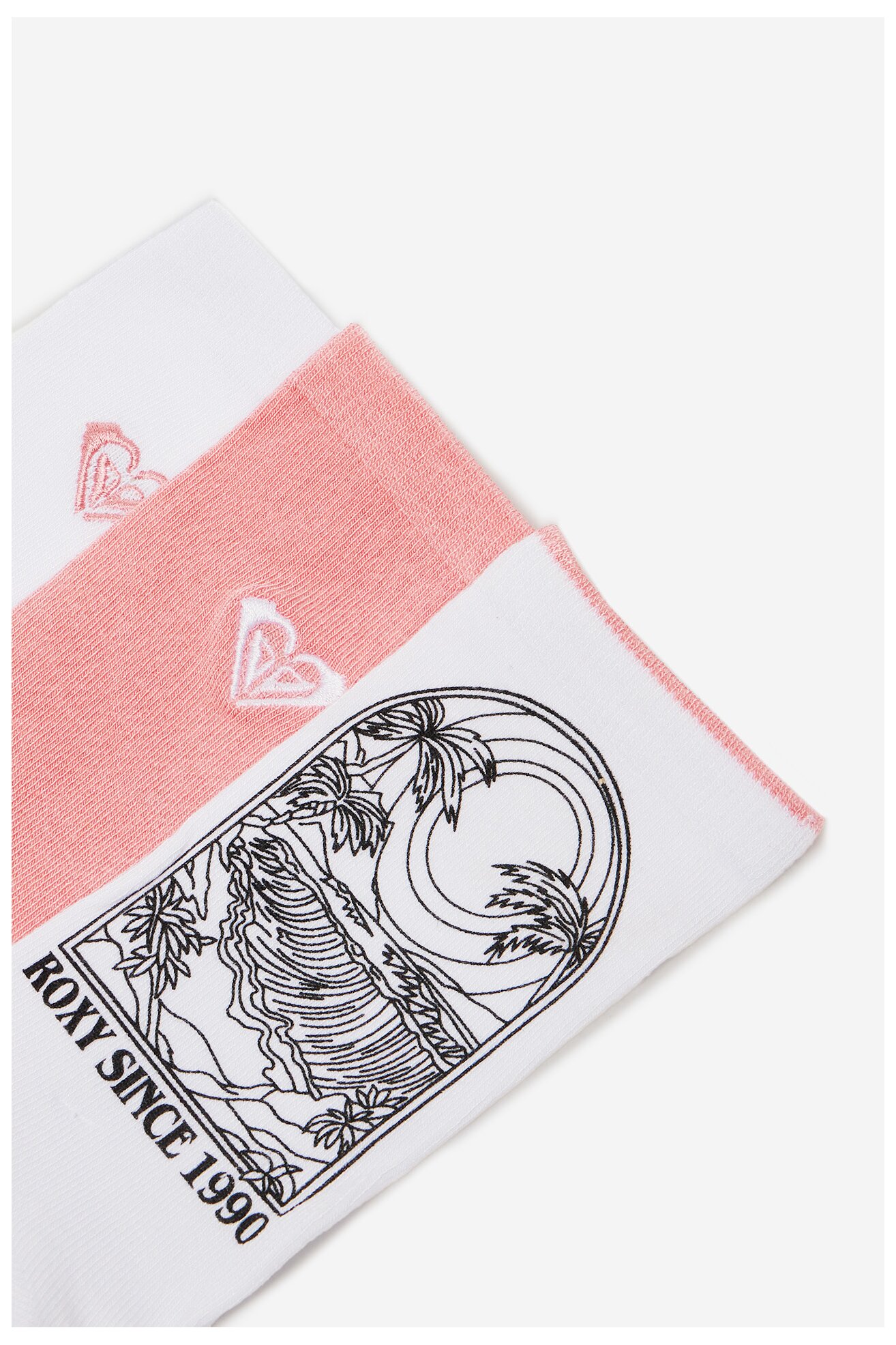 Чорапи ROXY AS_ROXY_05W_SS25 (3-PACK) БЯЛ