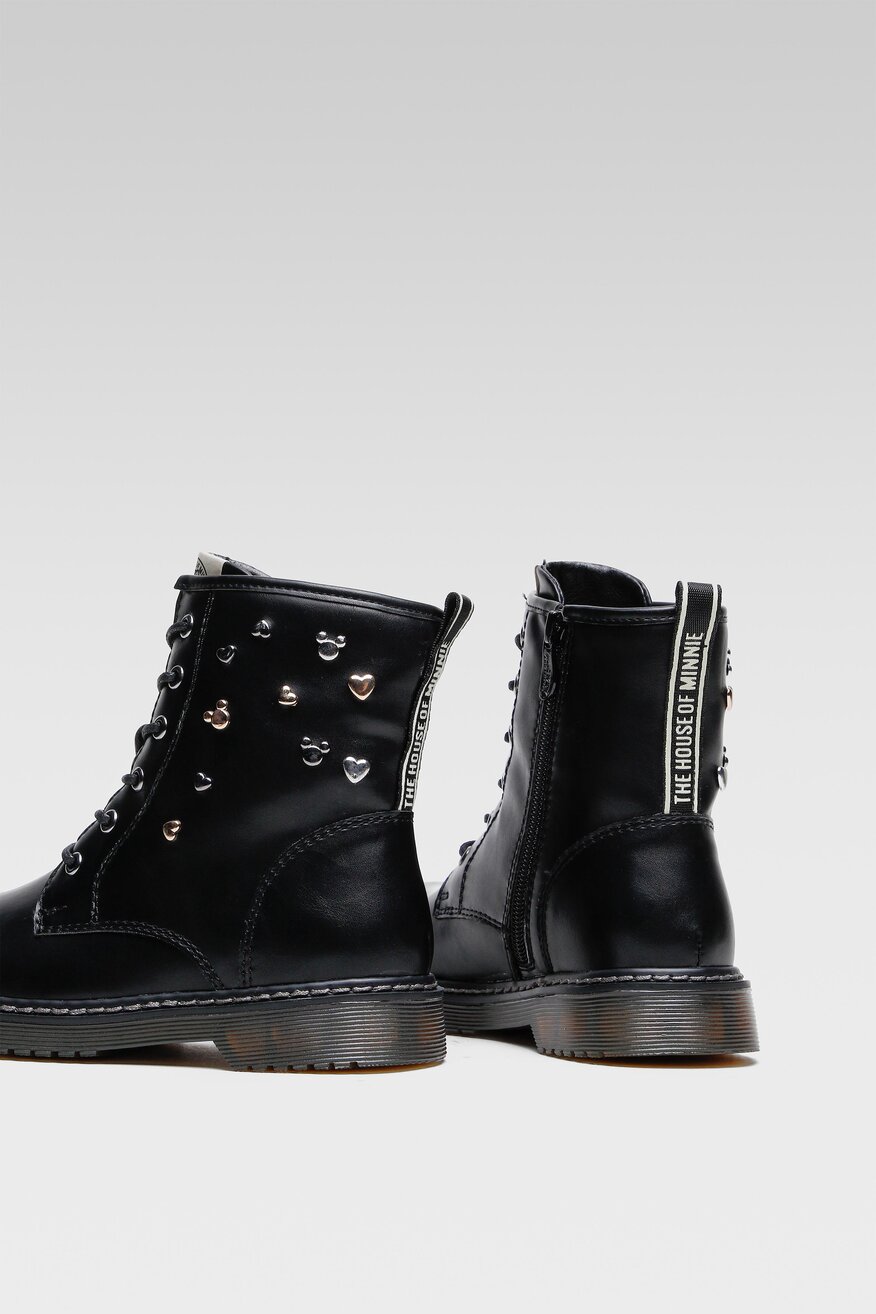 
                Mickey&Friends - Kozaki z aplikacją czarne - 5904248125417