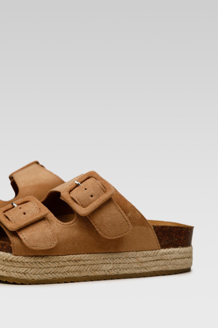 
                Jenny Fairy - Klapki boho beżowe - 5904248664114