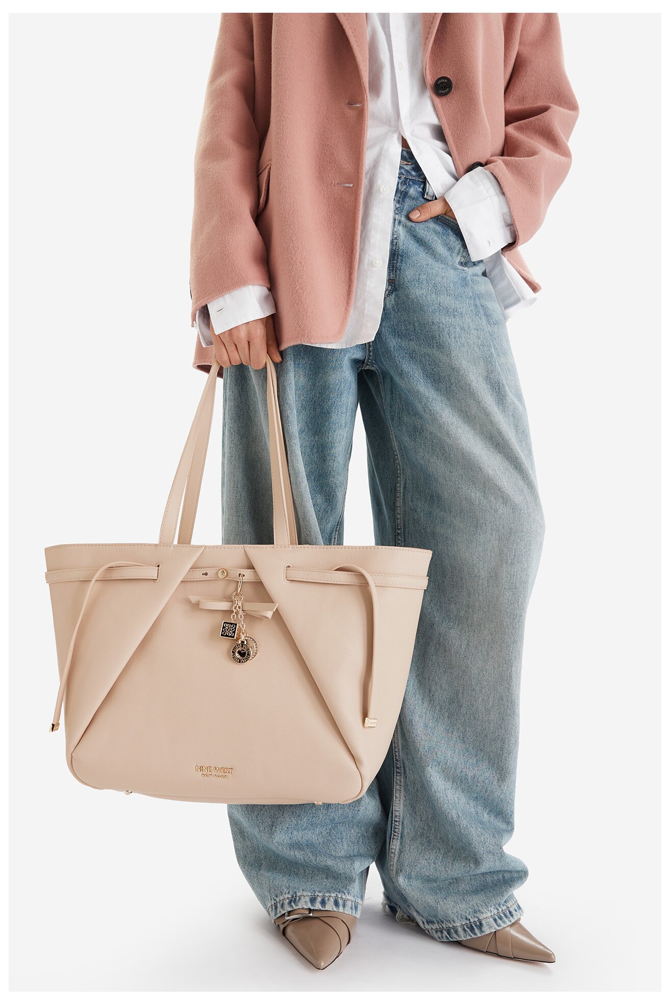 Дамска чанта NINE WEST CEO-INARI-LDA8426A БЕЖОВ