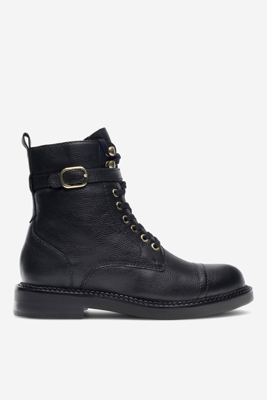 Lasocki - Trzewiki skórzane ocieplane - 5905588100737