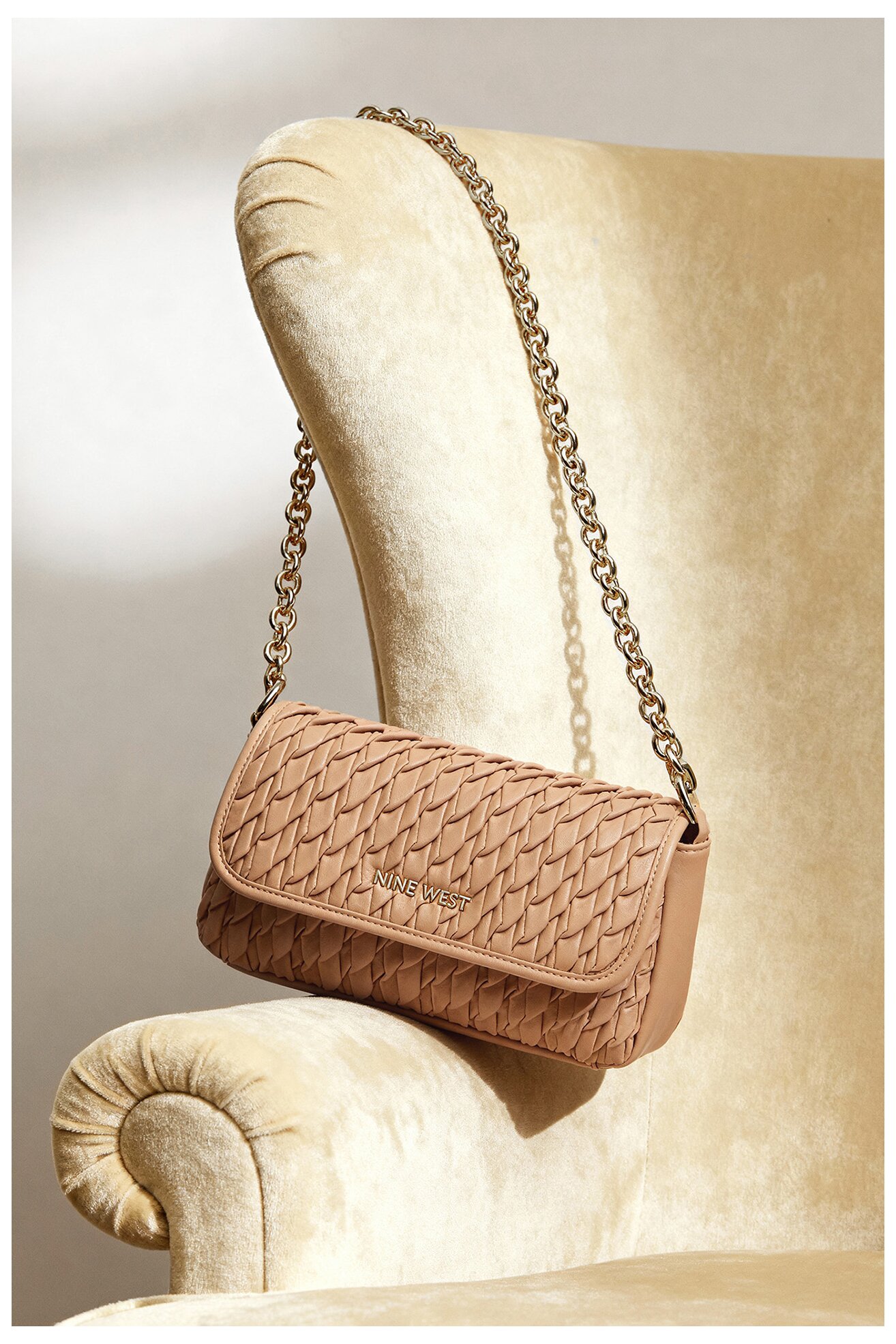 Torebka NINE WEST CEO-DAKOTA-I-LDA8006 Beżowy