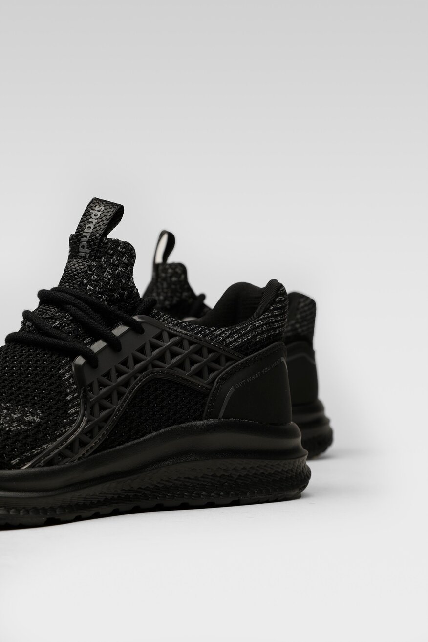 
                Sprandi - Obuwie sportowe czarne sznurowane - 5903698751009