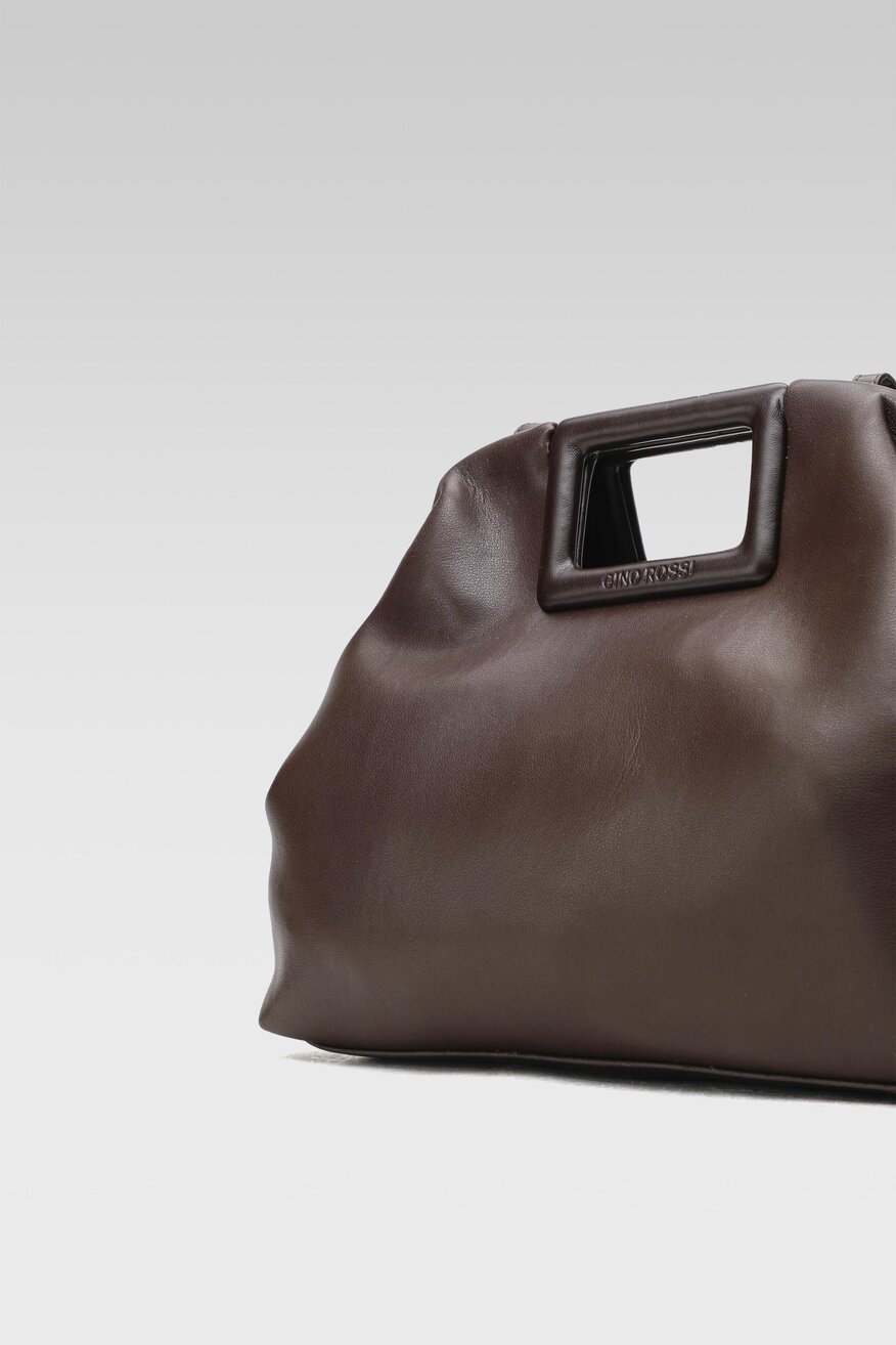 
                Gino Rossi - Torebka skórzana brązowa - 5904248833039