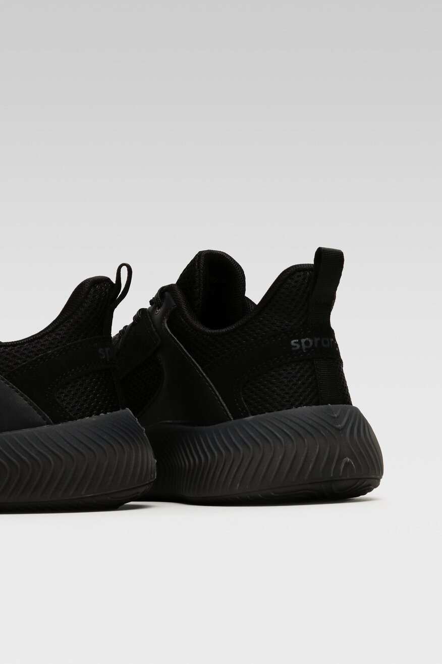 
                Sprandi - Obuwie sportowe czarne sznurowane - 5904248605889